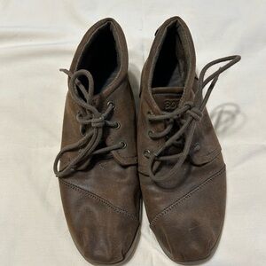 Brown Leather Women's Shoes - BOBS